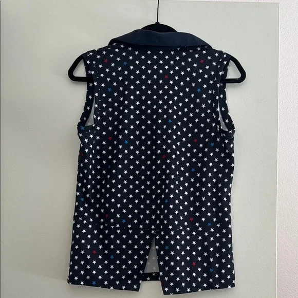 NWT Lady Hagen Midnight Star Sleeveless polo Top size Small - Picture 8 of 9